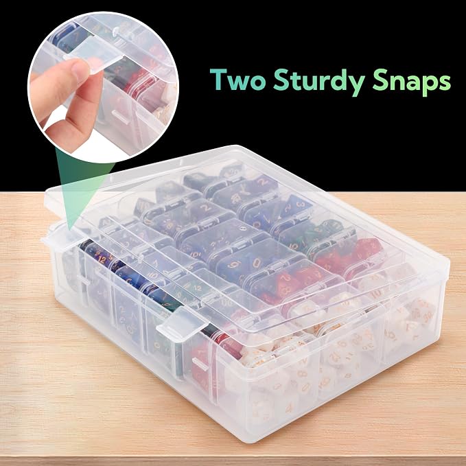 Plastic Storage for 210 Dice, Dice Display Case - Image 4
