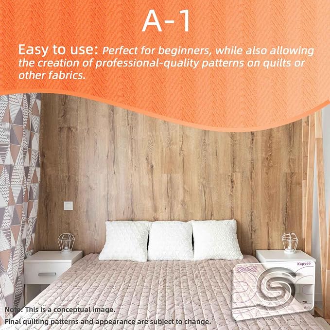 3Pcs Free Motion Quilting Templates - Image 3