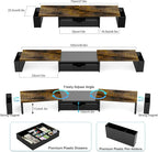 Spacrea Metal Desk Organizers and Accessories, Dual Monitor Stand Riser - Image 5