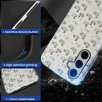 for Samsung Galaxy S23 FE Case, Cute Duck Pattern Glossy 2 in 1 Shockproof - Image 4