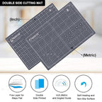Headley Tools 18"x12" Thickened Self Healing Cutting Mat, A3 Rotary Cutting - Image 4