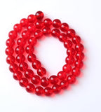 180PCS 4mm Garnet Red Glass Crystal Beads - Image 5