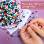 Iooleem Pony Beads, Beads for Jewelry Making, Beading Supplies, Arts & Crafts - Image 6