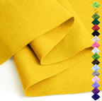 Soft Felt Fabric Sheet 18" x 36", 1.6mm Acrylic Craft Felt, Large Precut Sheet by AblemeDeco