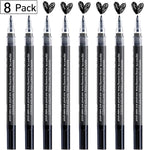 AKARUED Paint Pen, 8 Pack 0.7mm Water Based - Image 2