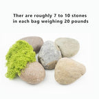 20 LBS Large Natural River Rocks，3-4 Inch Decorative Large River Rocks - Image 4