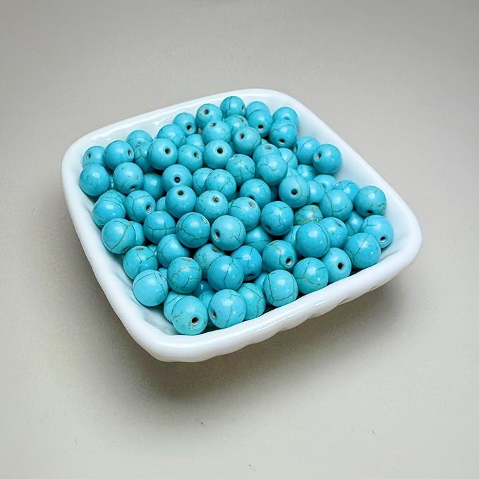 Turquoise Beads Bulk 8mm - Image 5