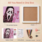 WUSARPLY Halloween Stamped Cross Stitch Kits - Image 2