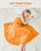 Weighted Lap Blanket 7 lbs for Adults, Luxury Soft Small Weighted Blanket - Image 4