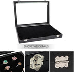 Wudygirl 100 Slot Ring Holder Display Case - Image 4