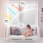Kromapolis Window Privacy Film Frosted Glass Window Film, Heat Blocking Privacy - Image 4