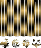 Tintnut Yellow Black Gradient Heat Transfer Vinyl, Ombre pattern, PU HTV Sheets by Tintnut