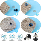 100PCS 6mm-12mm Solid Black Eyes - Image 4