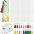 Fuyoooo 101 Pcs DIY Bookmark Making Kit Bookmark Laminating Pouches 5 Mil Hot by Liraitoya