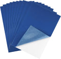 CHRORINE 10 Pcs Navy Blue Felt Fabric Sheets Self Adhesive Felt Sheets 8 x 12 by CHRORINE
