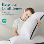 viewstar Bed Pillows Standard Sizes Set of 2, Hotel Quality Cooling Down - Image 6