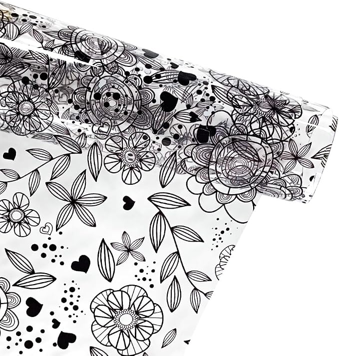 ONEART | Printed TPU Jelly Faux Leather 12 x 53 inches Transparent Clear Jelly by ONEART