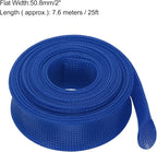 uxcell Expandable Sleeving, 2-inch 25ft Cable Sleeve - Image 3