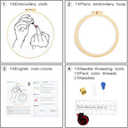 Crafmanoe Hand Embroidery Starter Kit - Image 2