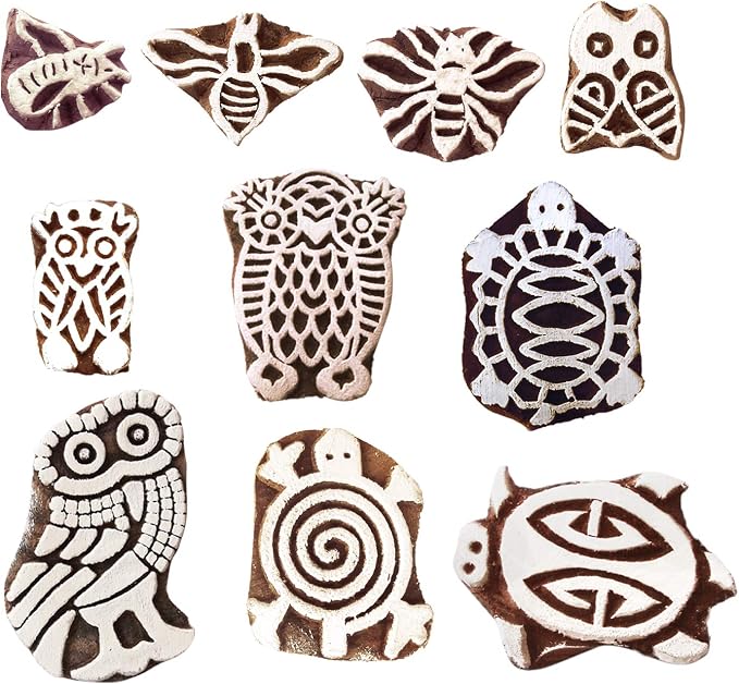 Royal Kraft Animal Wooden Printing Stamps by RoyalKraft
