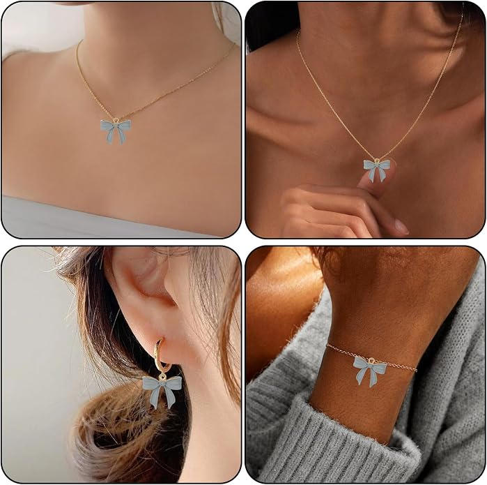 Bow Charms for Bracelet Jewelry Making Cute Bracelet Charms | 18Pcs, Bow Charms - Image 6