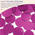MECCANIXITY 700 Pcs Flat Round Sequins 15mm/0.6 Inch Loose Paillettes Craft - Image 3