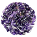 1 Lb Decorative Crystal Pebbles Irregular Shaped Amethyst Stones Small Tumbled by SEEKUP