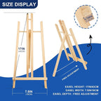ESRICH 15pcs 17 Inch Tabletop Easels, Easel Stand - Image 2