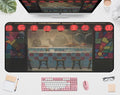 Japanese Anime Desk Pad, Long Keyboard Mat, Computer Pad, Wireless Mouse Mat by Unknown