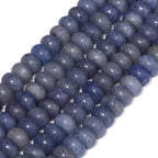 Songxi 5x8mm Natural Blue Aventurine Stone Rondelle Beads, Gemstone - Image 3