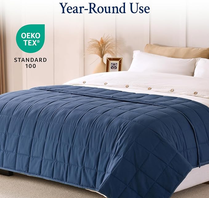 Topblan Weighted Blanket for Adults 15lbs, Soft Cooling Breathable Weighted - Image 4