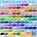 Ixiaoyoo Air Dry Clay, 92 Colors Foam Modeling Clay - Image 3