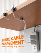 12Pack Cord Organizer Cable Clips - Image 5
