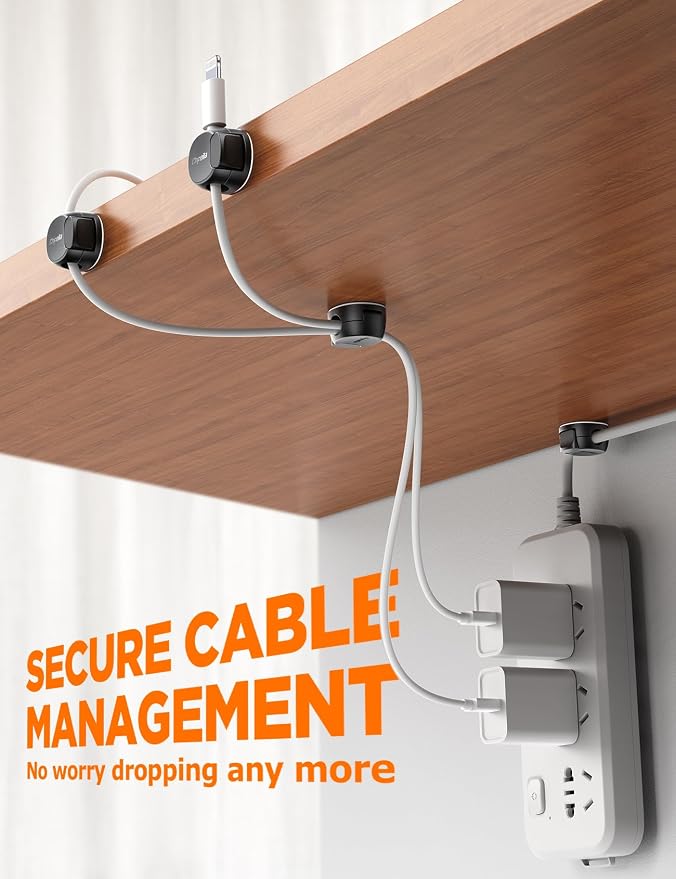 12Pack Cord Organizer Cable Clips - Image 5