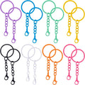 16 Pcs Metal Keychain Clip, Colorful Swivel Snap Hook by Unknown
