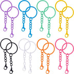 16 Pcs Metal Keychain Clip, Colorful Swivel Snap Hook by Unknown