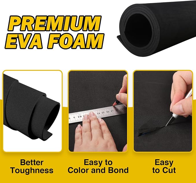 MEARCOOH 2-Pack Large EVA Foam Sheets, 35.5" x 59" Sheet Premium High Density - Image 5