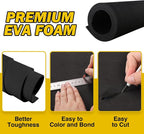 MEARCOOH EVA Foam Cosplay Black 12mm Thick Large 35.5" x 59" Sheet Premium High - Image 3
