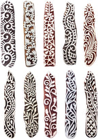 Clay Printing Stamps Urban Border Design Wood Blocks Htag2157 - Image 2