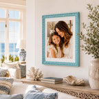 Solid Wood 11x14 Picture Frame Beaded Frame - Image 2