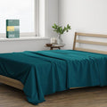 THREAD SPREAD 100% Organic Cotton Percale Flat Sheet Twin XL Size by THREADSPREAD