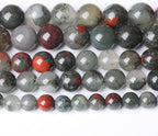 180PCS 4mm Natural African Bloodstone Beads Round Loose Gemstone Energy Healing - Image 2