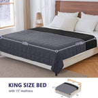 yescool Weighted Blanket for Adults Cooling Heavy Blanket for Sleeping Perfect - Image 2