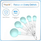 Measuring Cups & Spoons Set, Stackable Cups and Spoons | Nesting Measure Cups - Image 5