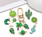 WOCRAFT 40pcs 20 pairs Assorted Enamel Bracelet Charms - Image 4