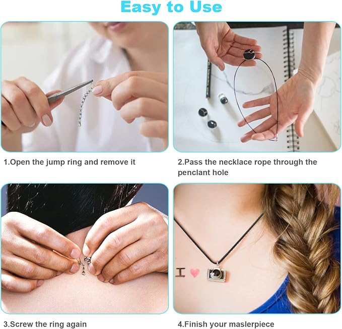 100Pcs Premium Leather Necklace Chains Bracelet Cord - Image 5