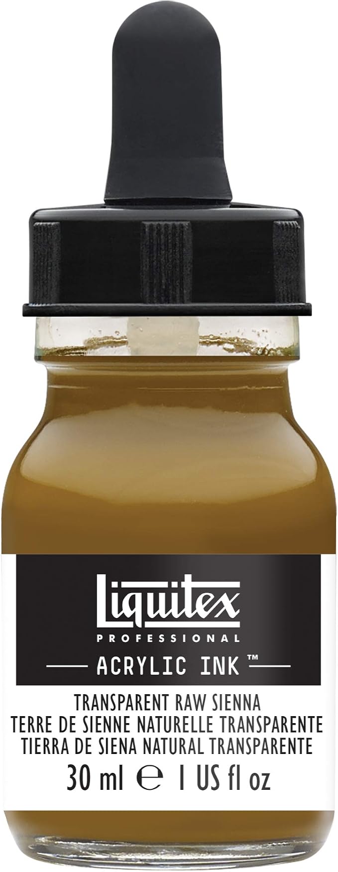 Liquitex Professional Acrylic Ink, 1-oz Jar, Transparent Raw Sienna by Liquitex