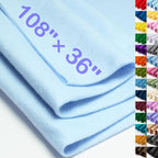 XSEINO Baby Blue Large Felt Fabric 108" X 36 ", 1.4 mm Thick Soft Felt Fabric by XSEINOiscreating%EF%BC%81