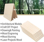 15 Pack 12"x18"x1/16 Basswood Sheets - Image 2