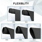 biguphate EVA Foam Roll - 2mm Black Ultra High Density Craft Foam - 15 x 39 - Image 5